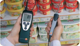 testo 110: For inspections of refrigerated counters to check sufficient refrigeration power testo 110: For inspections of refrigerated counters to check sufficient refrigeration power