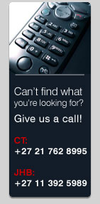 Can't find what you are looking for? Call us on 021 762 8995