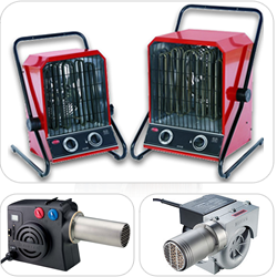Blower heaters, forced air heaters
