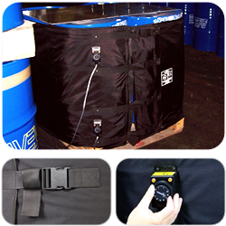 Flexible Heating Jackets for IBC's/ Totes