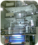 Plastic film stretching process Plastic film stretching process