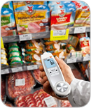 Accurate temperature measurement with penetration probe Infrared Thermometer: HACCP application
