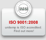 ISO 9001:2008 - unitemp is ISO accredited, find out more!