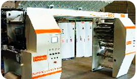 Web offset labels printer using Gefran automation & motion control Web offset labels printer using Gefran automation & motion control