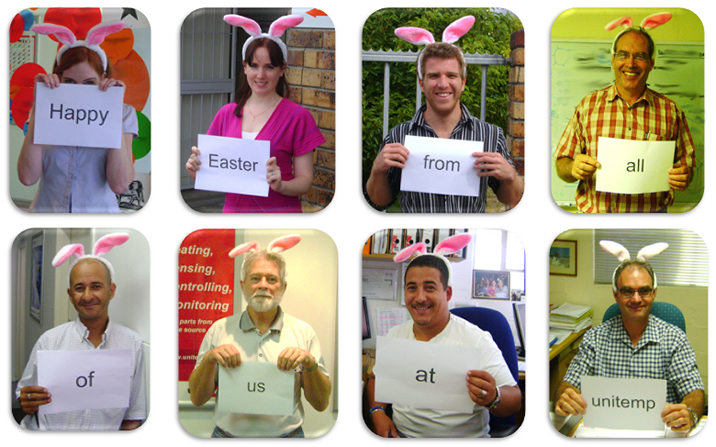Happy Easter from all of us at unitemp!