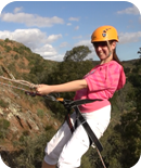 Abseiling: here we go Abseiling: here we go