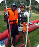 Keep paddling! Shimi with Tanja