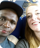 Tired but happy: Homewards bound. Tired but happy: Homewards bound.