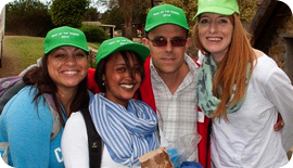 unitemp teams up: All signs on green. unitemp teams up: the green team