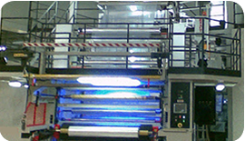 Gefran Process Controllers used on a Plastic Film Extrusion Machine