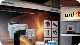 GEFRAN: Geflex, Wattcor, SSRs, Sensors & Transducers: unitemp exhibits at the Process Expo Johannesburg