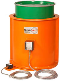 Induction drum heater with base