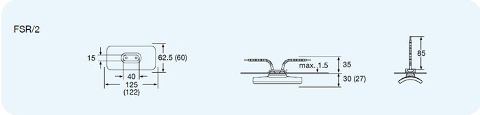 IR Emitters Elstein FSR/2 Technical Drawing