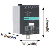 Gefran GTT Power SSR - dimensions