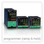 Temperature profile (ramp & hold)