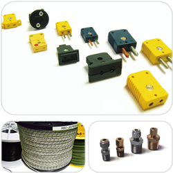 Temperature Sensor Accessories: Connectors, Cables, compression fittings Temperature Sensor Accessories: Connectors, Cables, compression fittings
