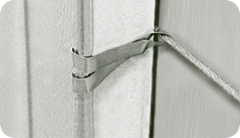 ThermaSeam retaining clips