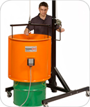 Thermosafe induction drum heaters can be moved wih the lifting frame by a single operator Thermosafe Lifting Frame - single operator