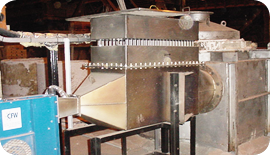 Air Heating System: Curing kiln for ceramic snorkel Air Heating System: Curing kiln for ceramic snorkel