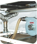 Hot Air Curing System using adjustable hot air blowers Hot Air Blowers