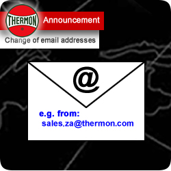 Thermon Announcement: Change of email addresses